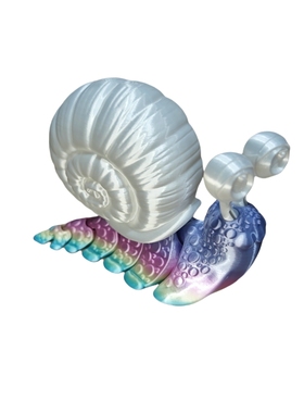 3D打印蜗牛摆件可爱创意