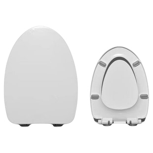 脲醛长小V型马桶盖加厚老式缓降坐圈盖板通用尺寸470*350MM坐便盖