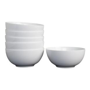 云遇川奥碗家用景德镇餐具套装高温陶瓷餐具中式白瓷碗加厚碗面碗