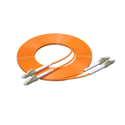 5G机房多模双芯光纤跳线千兆LC-LC多模电信级跳纤小方转小方尾纤lc-lc双工光纤线1/3M/5/10/20/25米OM2单芯