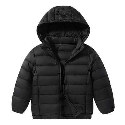 青蛙王子男女童连帽轻薄羽绒服