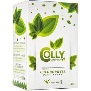 泰国进口原装colly叶绿素青汁绿茶粉清新口气新版新日期官方授权