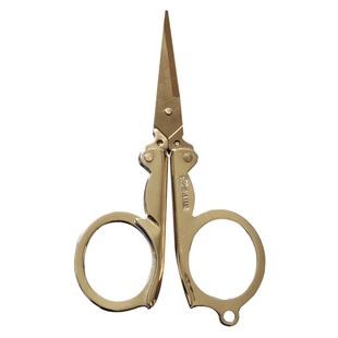 不锈钢折叠剪旅行小剪刀随身线头剪铅皮剪刀迷你钓鱼小剪子便携式