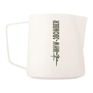 MHW-3BOMBER轰炸机拉花缸 鳄鱼缸嘴 不锈钢奶泡杯 压纹尖嘴拉花杯