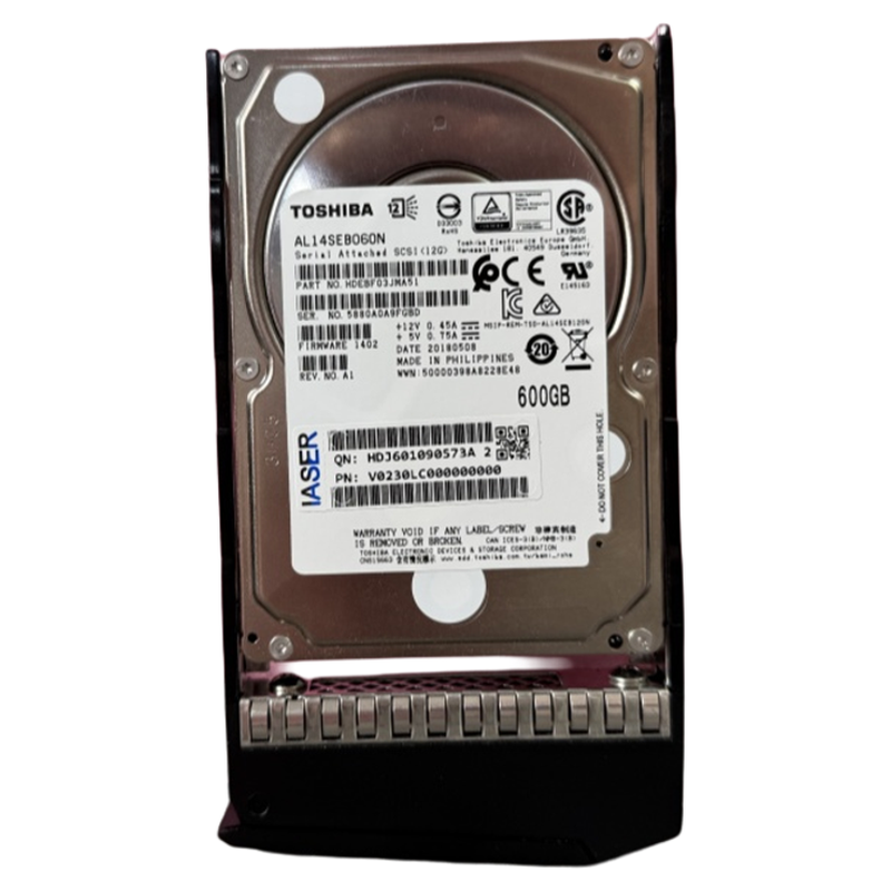 Toshiba/东芝 600G SAS 10K 2.5 12G AL14SEB060N 企业服务器硬盘