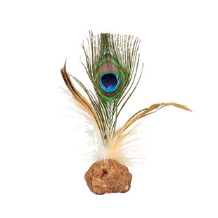 猫咪旺农场虫瘿果冻干羽毛毽木天蓼磨牙棒子手工互动玩具猫咪减压