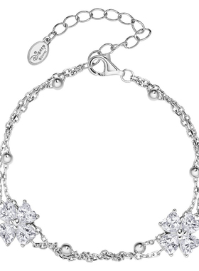 迪士尼轻奢高级百搭四叶草手链