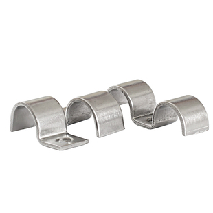 304不锈钢P型/M型单边/双边管卡单孔骑马卡仪表管卡单双管卡K01