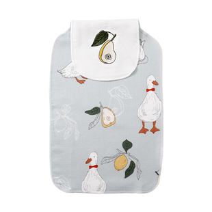 little tiny吸汗巾婴儿抗菌纱布垫背隔汗巾儿童幼儿园宝宝竹棉