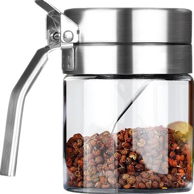 泊家厨房玻璃耐热盐罐