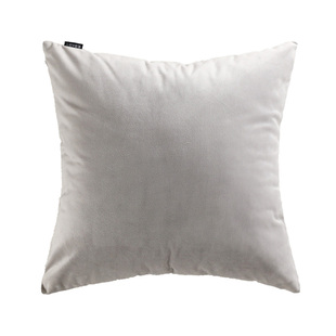 简约纯色天鹅绒黑白灰色含芯抱枕靠垫房间套客厅沙发靠背靠垫绒布