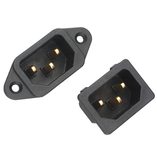 厂家直销电源插口AC-01/02/03/04/05带开关保险公母插头10A250V