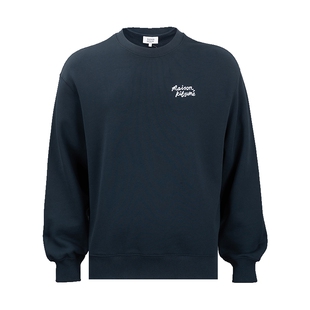 Maison Kitsune男字母logo休闲套头卫衣男士2026年秋冬新款XY推广