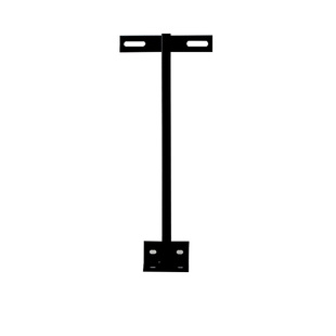 led投光灯支架户外防水广告招牌灯杆门头室外店铺射灯1米围挡杆子