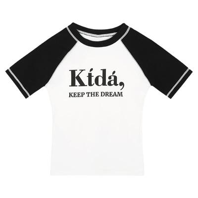 KTDA辣妹圆领长短袖紧身夏季短款