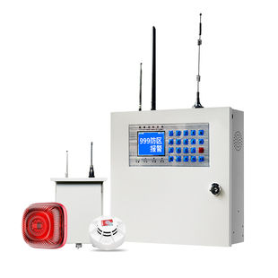 无线烟雾感应报警器消防专用LORA工厂学校宾馆3c火灾自动报警系统