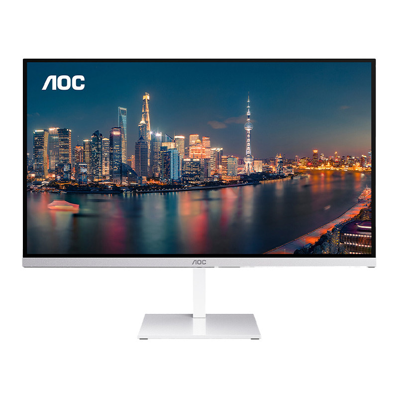 AOC27英寸圆偏光电竞显示器白色