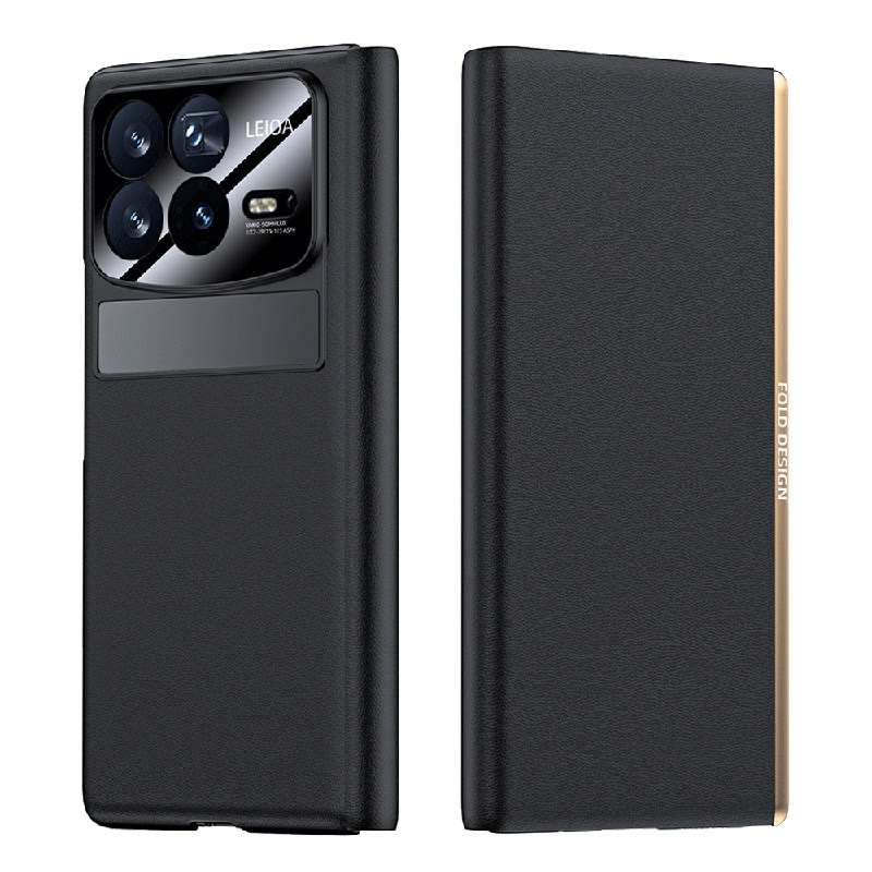 小米mixfold4真皮翻盖保护套防摔