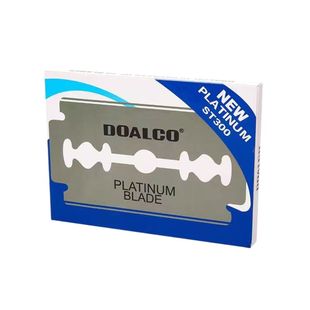 正品DOALCO双面刀片不锈钢双面刀片手动剃须刮胡刀老式刮脸刀通用