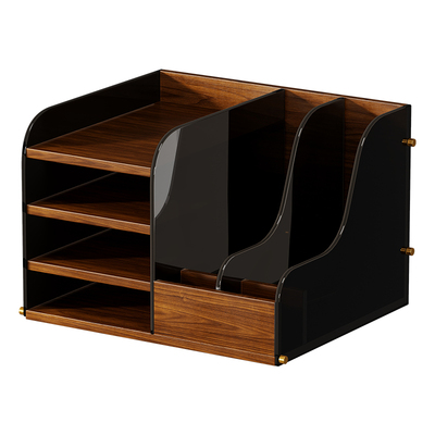 桌面置物架办公桌文件收纳