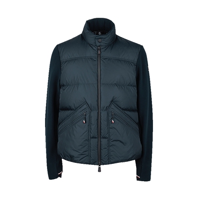 Moncler拉链开合长袖羽绒服男士