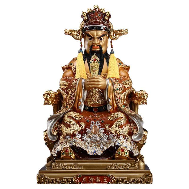 广济龙王神像五爷纯铜五爷财神