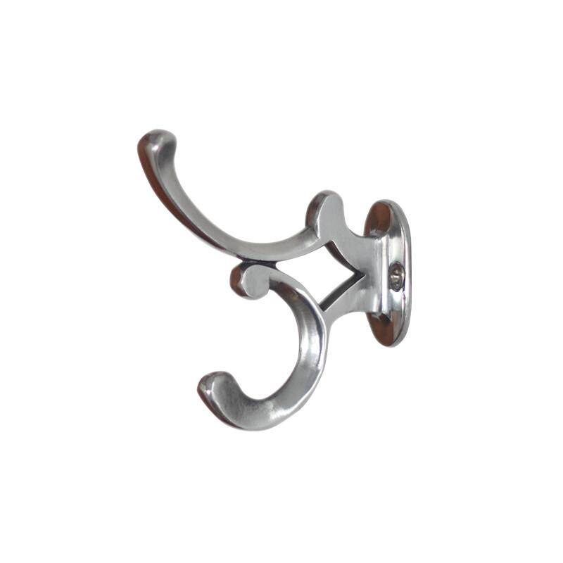 mooore创意复古铝挂钩上下衣钩衣帽钩实心衣钩墙面壁钩服装试衣间