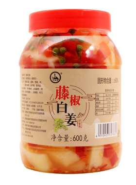麻辣藤椒安徽特产醋泡铜陵生姜