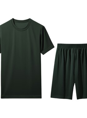 【专业级排汗】夏季短袖体能服男