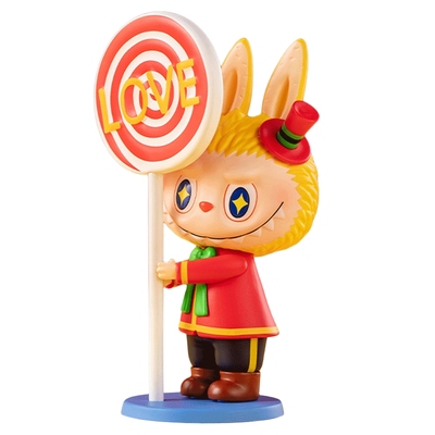 泡泡玛特Labubu复古甜蜜盲盒手办