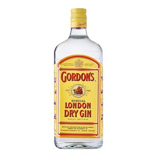 【高地】哥顿金酒Gordon's 调酒鸡尾酒基酒750ml杜松子酒正品行货