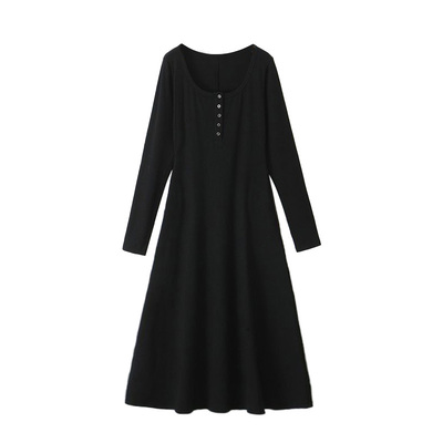 凤凰依屋连衣裙针织弹力连衣裙