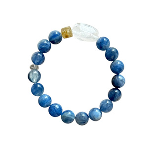 曦光里【金箍棒】超级行动力  蓝晶石天然水晶手串情侣新年礼物