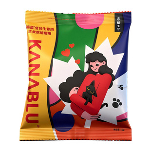 嘉蓝主食冻干生骨肉全价鲜肉烘焙猫粮试吃试用装鸡肉磷虾油款冻焙