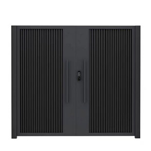 铝艺别墅庭院大门双开门现代简约风院子门铝合金花园小门双开铝门