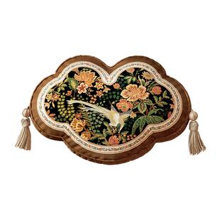 新中式复古沙发异形抱枕红木沙发靠垫客厅轻奢高级感可拆洗梦华录