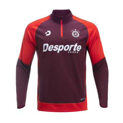 Desporte体士彪 3D软壳 加绒保暖防风秋冬长袖半拉链足球训练服男