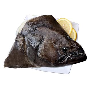 深海碟鱼头鸦片鱼头新鲜分割格陵兰比目鱼超大号烧烤海鲜海鱼头