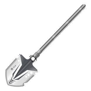 牧屾户外多功能工兵铲钓鱼铁锹车载锰钢野外加厚折叠兵工铲工兵锹