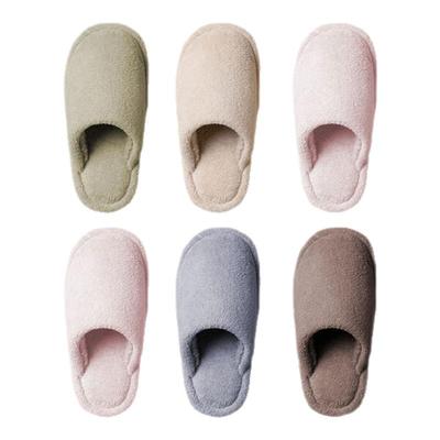 5双装高端家用招待客人棉拖鞋