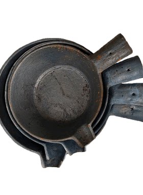 广西桂林恭城打油茶工具平底锅