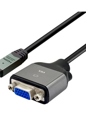 优特讯MicroHDMI转VGA母延长线