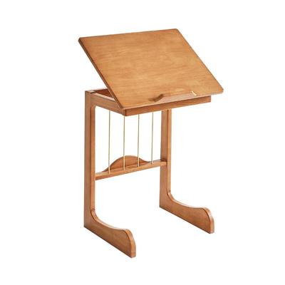 家逸实木可调节桌面沙发边几