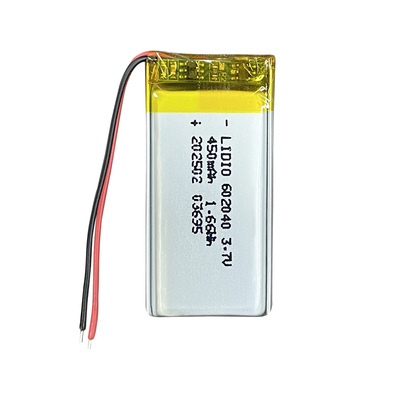 450mAh锂电池带保护板锂电池3.7