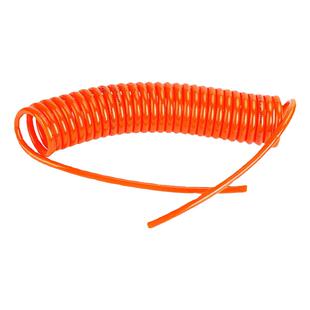 亚德客UCS伸缩弹簧管PU6X4/8X5/10X6.5/12X8透明色蓝色黑螺旋气管