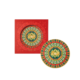 故宫淘宝|藻井陶瓷杯垫隔热垫吸水茶杯垫博物馆文创伴手礼纪念品