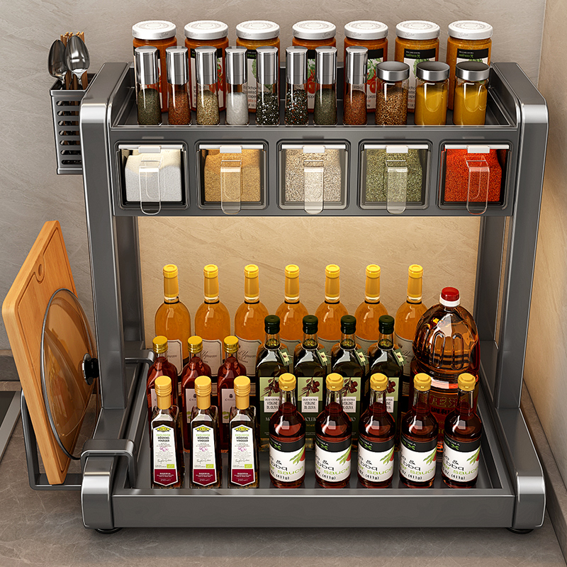 厨房调料品置物架台面多功能调料盒家用油盐酱醋调味瓶罐收纳架子