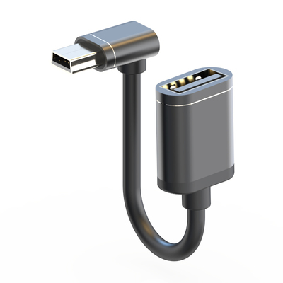 上下弯OTG汽车手机U盘放歌连接线