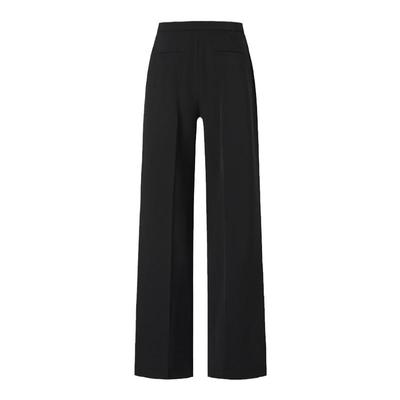 IMM尹默春设计师设计双层斜纹面料经典直筒阔腿裤女