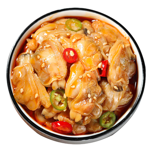 青岛麻辣小海鲜蛤蜊肉嘎啦肉网红下饭花蛤肉花甲零食下酒菜零食